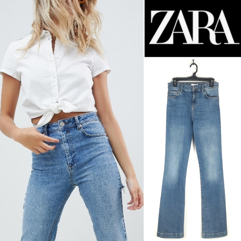 [ZARA] Long Tall High Waisted Premium Jeans